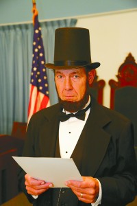 Lemke as Lincoln this one color