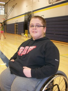 Jack Zyra was the catalyst that inspired Spencerport school personnel to organize a mini-unit on wheelchair basketball.
