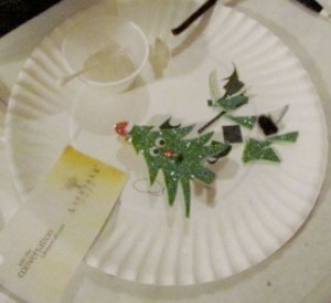 Christmas tree magnet was made by Gayleen LaDue of Hamlin.