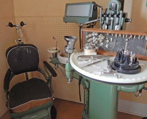 On the third floor visitors will see the completely equipped dental office of Dr. Moore, who practiced on Main Street in Brockport from 1931 until 1958.