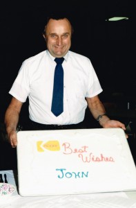 John Figur on the occassion of his retirement from Eastman Kodak Company.
