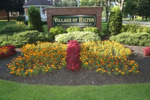 Hilton Comm Center sign closer