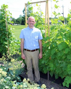 Rev. Paul Frolick made the vision of his parish at St. George’s Episcopal Church in Hilton a reality – to build a community garden that would provide food to those in need. 