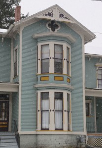 The original home at 41 Park Avenue in Brockport was built in 1825, but additions made around 1900 greatly expanded the home and resulted in the Victorian architecture seen today. 