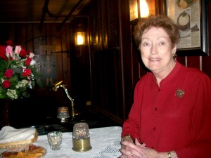 Peggy Naughton says Johnson House customers enjoy not only the menu options but also the piano music on weekends.