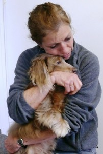 Donna Coble, Hospice RN with Denzel - “I love this little guy!” 