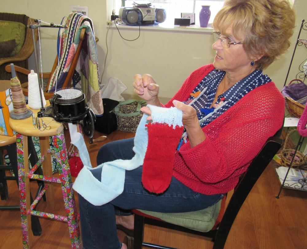 circular sock knitting machine