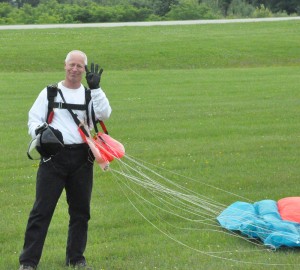  “In (a) 40 year span, I have accumulated over 3,000 jumps with more than 50 hours of freefall and earned a “D” license expert certification as recognized with The United States Parachute Association,” LeSchander says. 