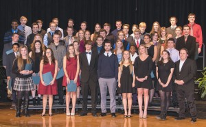 Brockport High School National Honor Society inductees for 2016. Provided photo