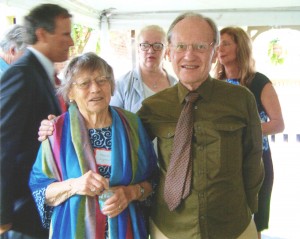 Marion and James Seymour, great grandchildren of James Seymour, who co-founded Brockport. Provided photo