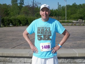 Gates senior runner Bruce Rychwalski ran his 200th 5K on June 18. Provided photo