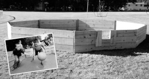  The new Gaga Pit constructed inside the Hamlin Town Park. Provided photo