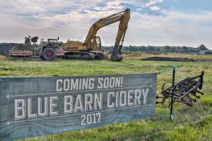 Green Acre Farm’s Blue Barn Cidery is expected to open in June 2017. Provided photo