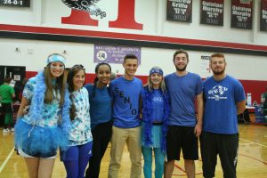 Holley seniors proudly wear their senior colors on Class Color Day. Provided photo