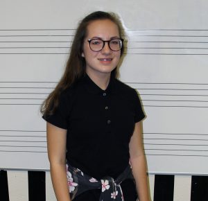 Claire Gratto represented Brockport Central School District in the Junior High Area All-State Music Festival. Provided photo