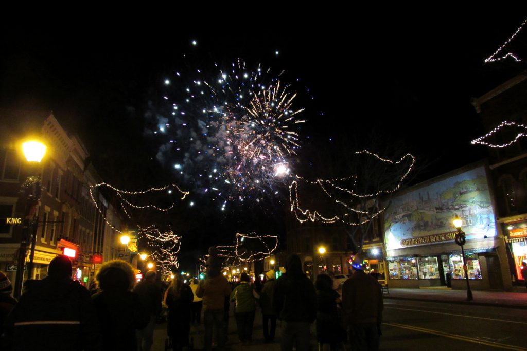 The evening concluded with a fireworks show over Main Street in Brockport. K. Gabalski photo