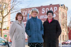 Candidates (l to r): Trustee Annie Crane, Mayor Margay Blackman, Trustee Kathy Kristansen are running for re-election on the Revitalize Brockport party line. Provided photo