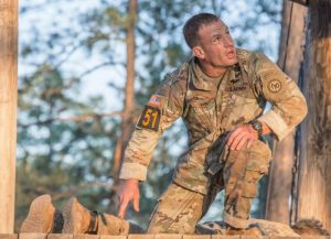 Sean Smith competing in Best Ranger’s Competition in Fort Benning, Georgia. Provided photo