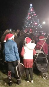 Tree lighting events at Ward Park. Provided photo
