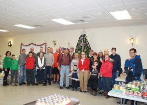 Volunteers from the Byron-Bergen learning community packed over 100 food baskets and delivered them during the weekend of December 16. 