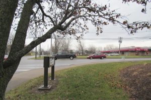 Developers are seeking to re-zone two lots - one on Route 19 and one behind on Crestview Drive in the Town of Sweden - from residential to commercial ... for a proposed professional office building. K. Gabalski photo