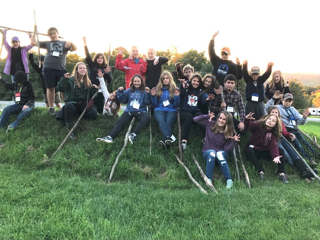 4-H youth from around the state met at 4-H Camp Bristol Hills in Ontario County to learn outdoor survival skills to combat “Zombie Apocalypse.”