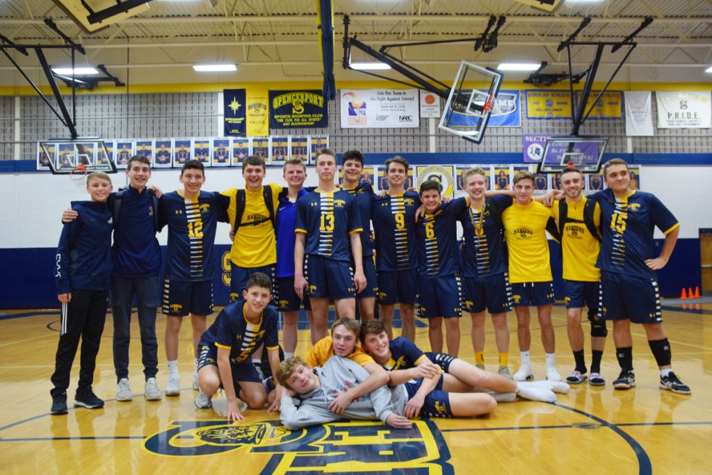 Spencerport Rangers boys volleyball team. Provided photo