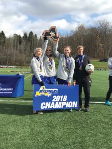 The Kendall girls soccer team won the first state championship in school history by defeating Fort Ann 1-0 in the Class D1 final on November 11. 