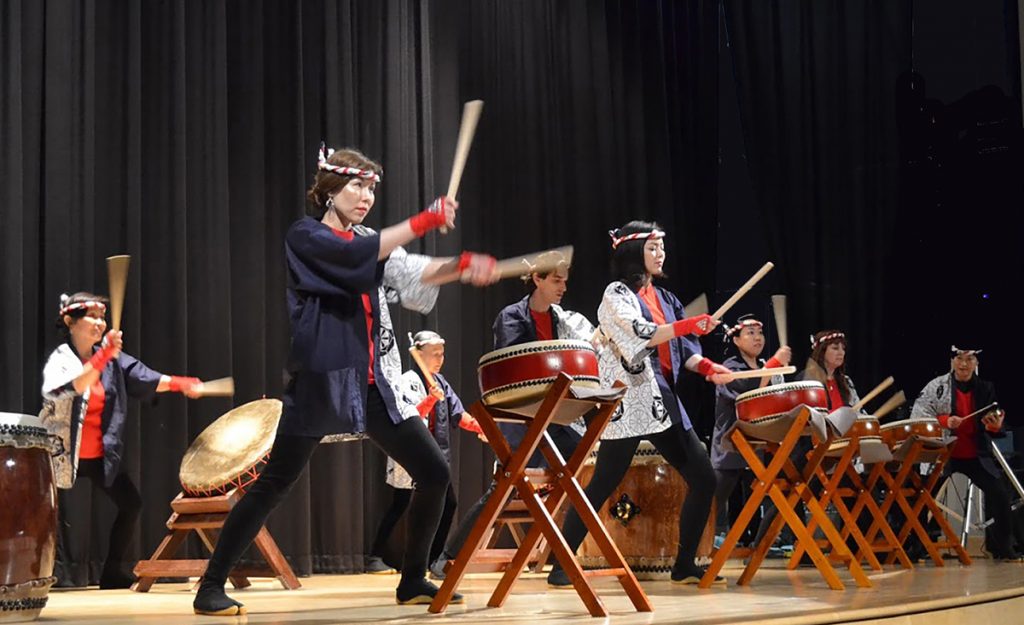 The Shibuki Taiko Drum Group will perform at the Tower Fine Arts Center on Friday, February 8, at 7:30 p.m. Provided photo