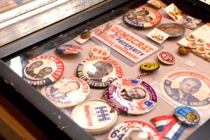 Antique campaign buttons. Photo by Ruby Foote