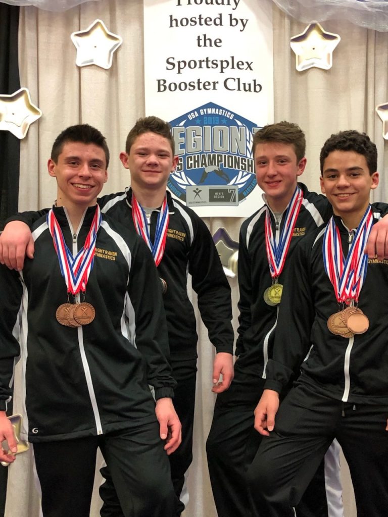 National Qualifiers – Justin Ciccone, Ryan Dugan, Cole Pringle and Ethan Rio.