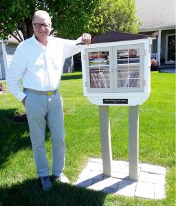 Jay Diedreck recently built the Hickory Hollow Little Library.