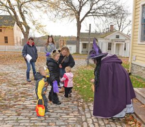 Trick-or-treating in the Historic Village. Provided photo
