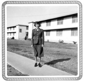 Jo Ann Newkirk at the Air Force Base. Provided photo