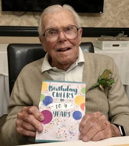 Jim Walker recently celebrated his 104th birthday. Provided photo