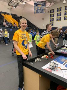 Determination helped the team to overcome setbacks with their robot.