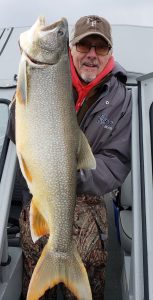 The Lower Niagara River has plenty of steelhead, brown trout, walleyes and lake trout (which season opened on January 1 in the Niagara) available right now for the anglers willing to brave the weather. Provided photo