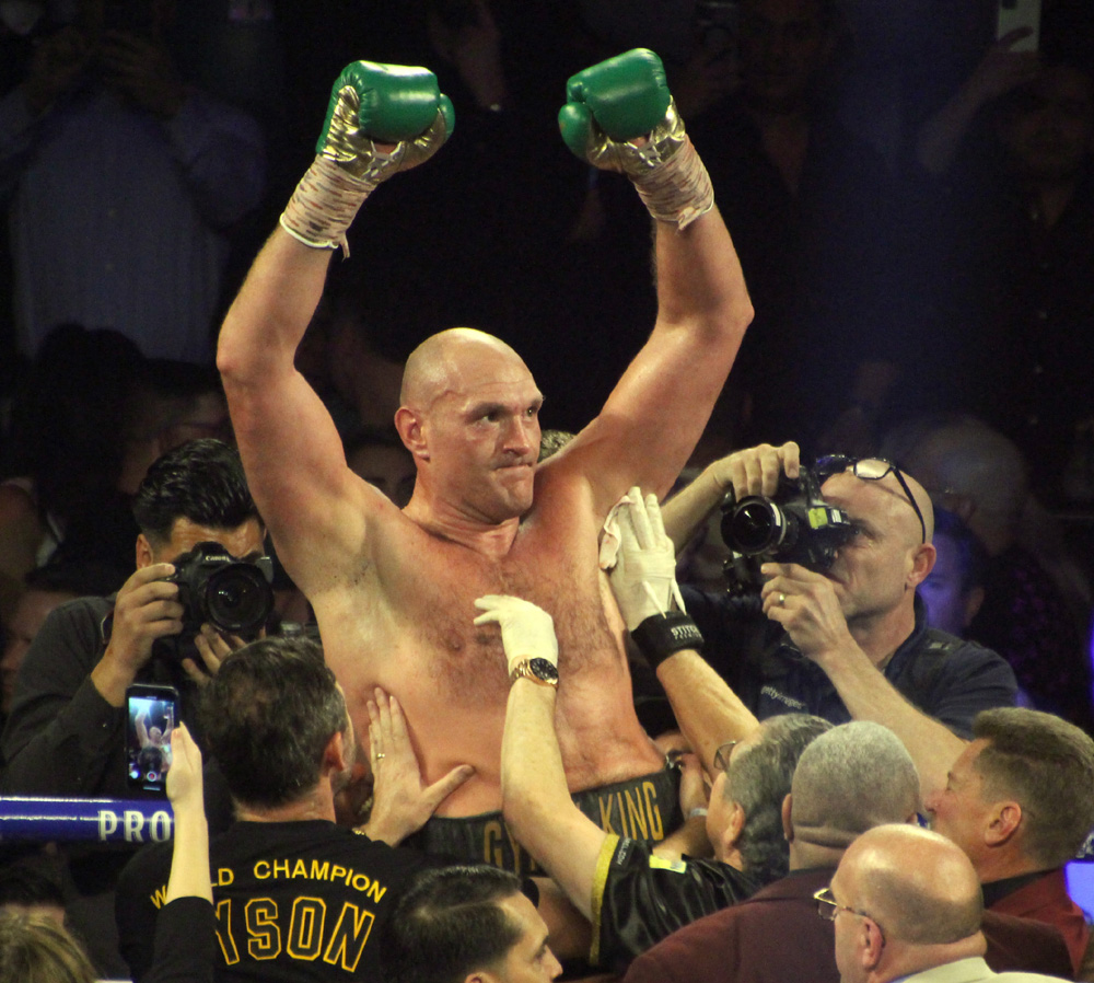WBC Heavyweight Champion Tyson Fury captures February 2020 Hickok Belt