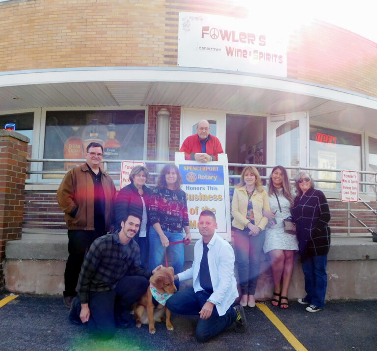 Spencerport Rotary Names Fowlers Canaltown Wine And Spirits As