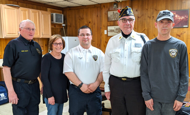 American Legion Post presents Brockport Fire Chief with Heroism Award ...